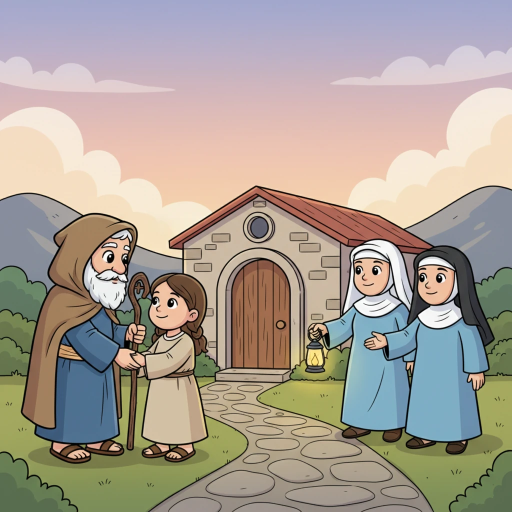 Anthony gently entrusted his beloved sister to a loving community of consecrated women, who welcomed her with open arms. It was a tender goodbye, full of quiet promises and shared smiles, as he prepared for his next big step.