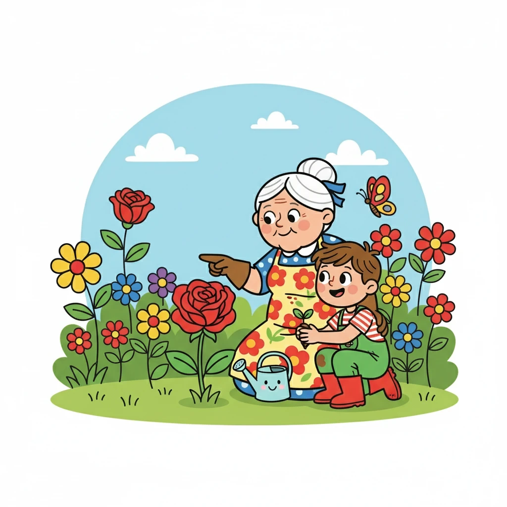 Le jardin devint un lieu de bonheur. Jeanne et Hugo passaient des heures à admirer les fleurs, à sentir leurs parfums et à partager des moments précieux. Le jardin était devenu leur secret.