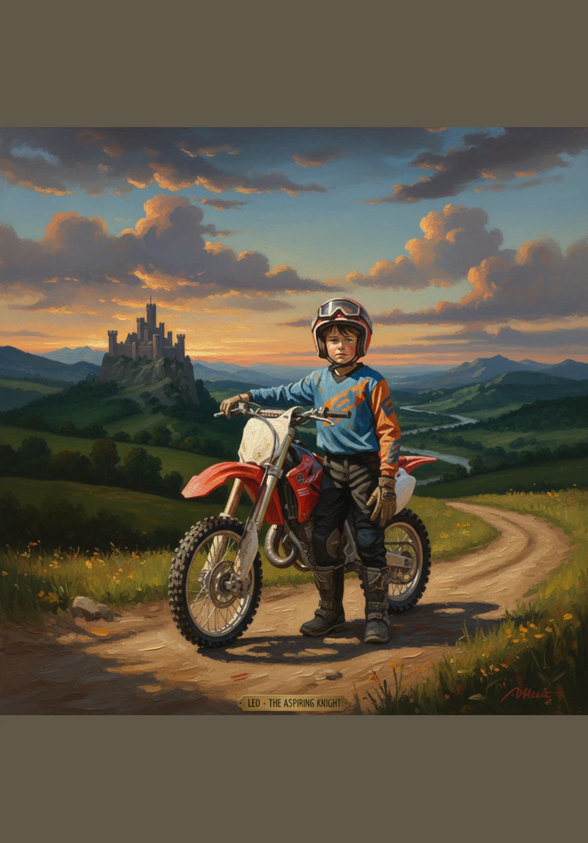 The afternoon is filled with more falls and near-misses, but Leo doesn't let them stop him anymore. Each time he hits the dirt, he quickly jumps back up, learning exactly what he did wrong and how to fix it for the next attempt.