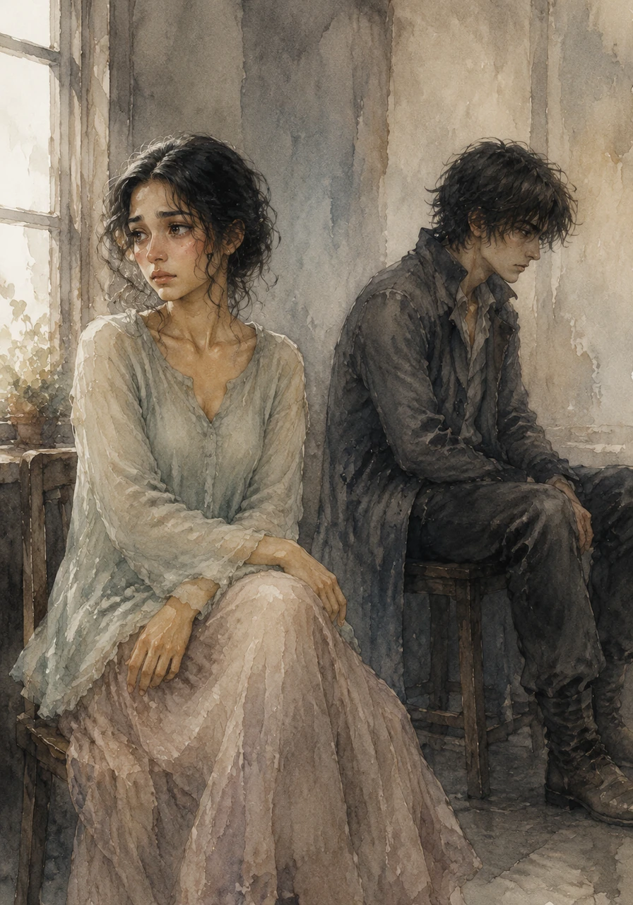 She reflects on the days when he feels worlds away, even when they are talking, leaving her feeling invisible in his presence. The hurt of his silence often outweighs the comfort of his words, making her wonder why she continues to reach back for him.
