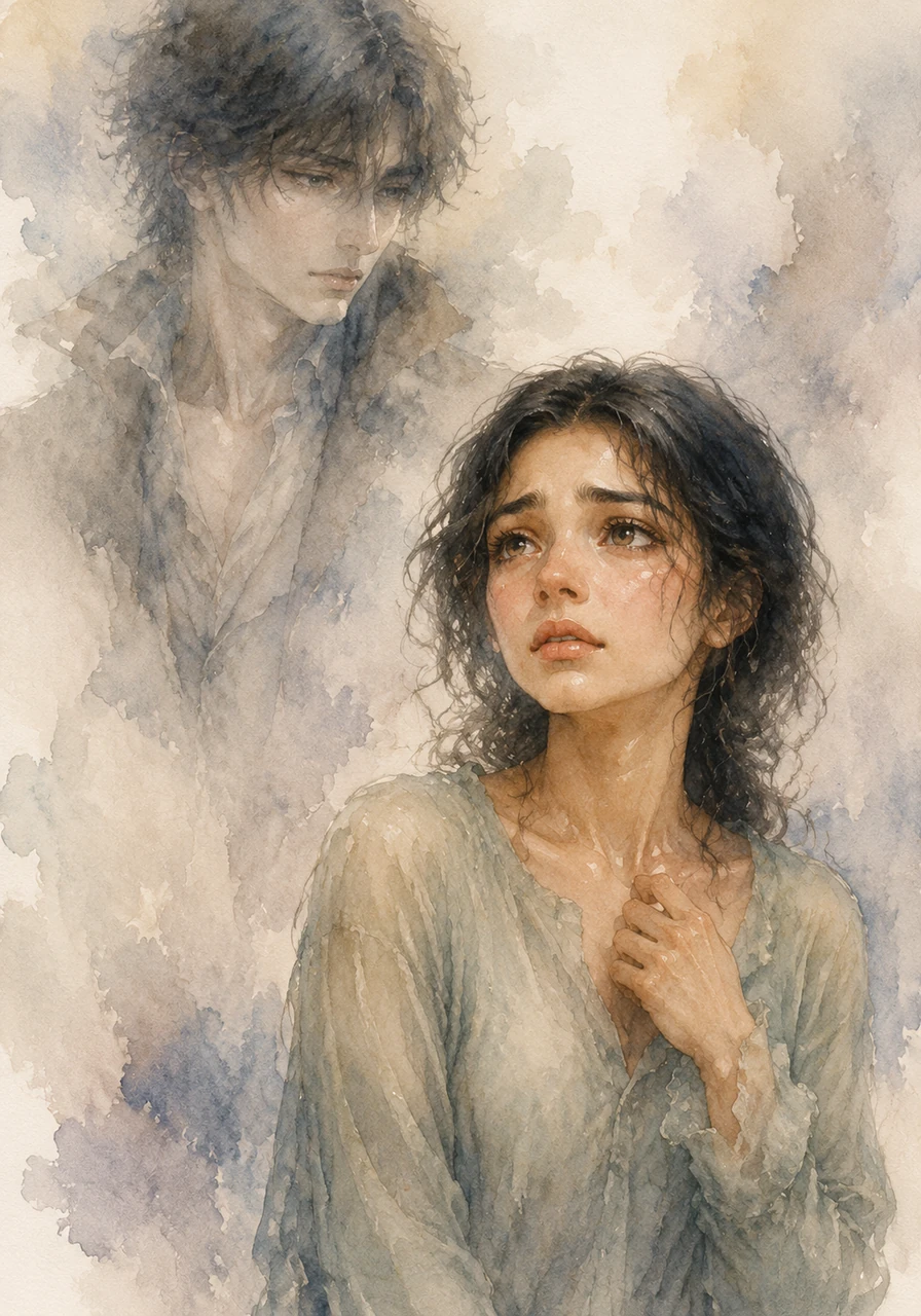 She remembers the boy from the beginning, the one who listened with his whole soul and whose eyes silently pleaded for her happiness. She searches for that version of him in her mind, questioning if he was real or a beautiful tapestry woven from her own desires.