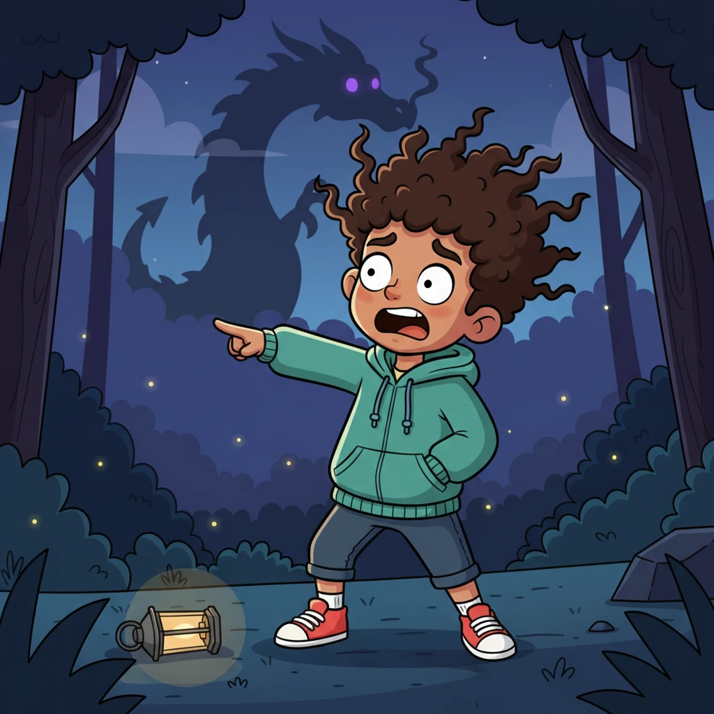 "A DRAGON!" Yaseen shrieked, a piercing sound that echoed through the quiet evening. He remembered the scary stories his school sisters told about huge dragons. His hair literally stood on end, convinced the giant beast was coming to carry him away!