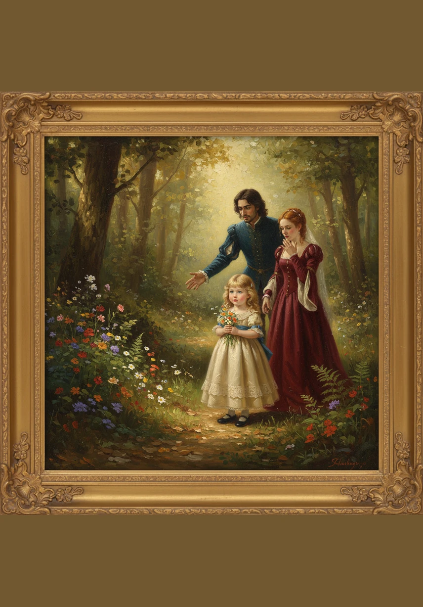 When her parents finally find her, Lily is busy decorating Barnaby’s mane with her own bright pink hair ribbons. She looks up with a mischievous grin, proud of the colorful makeover she gave her giant best friend.