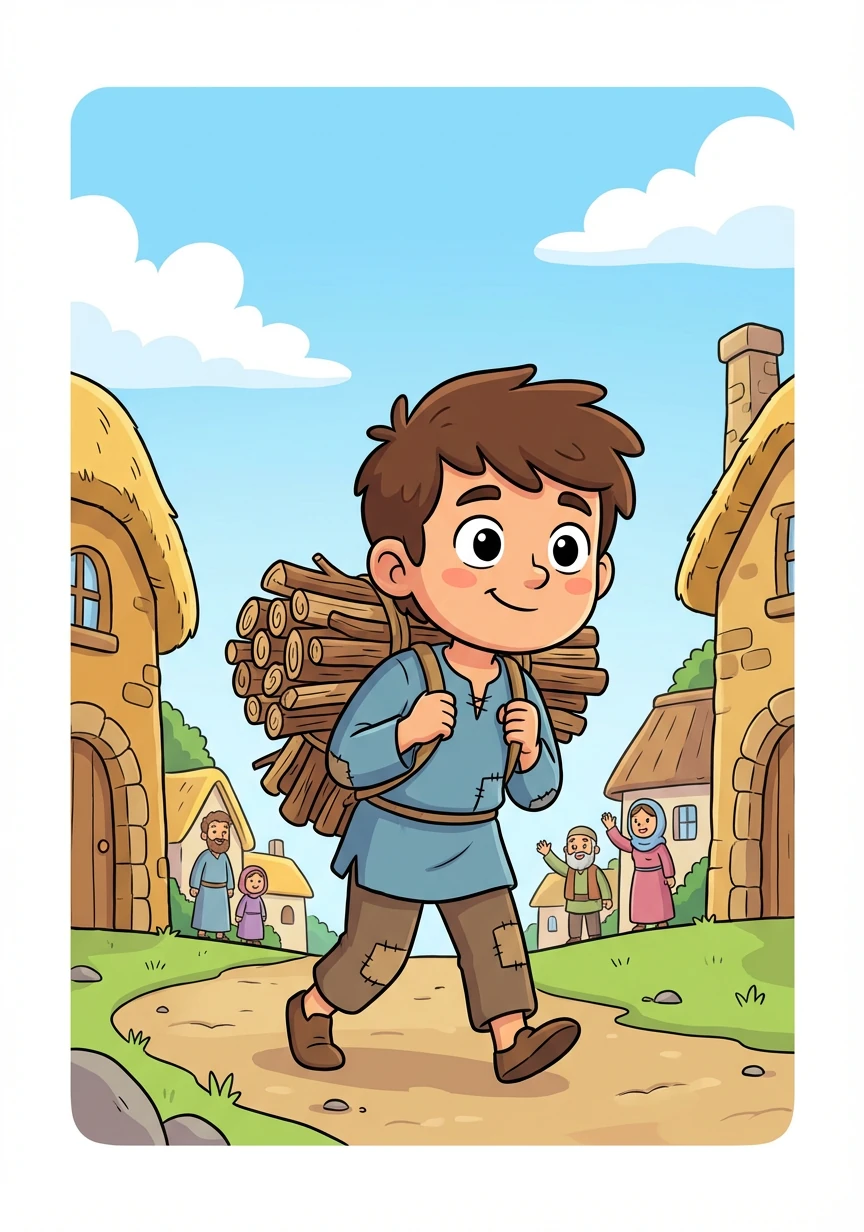 ایک چھوٹے سے گاؤں میں یوسف نام کا ایک غریب نوجوان رہتا تھا۔ وہ بہت محنتی اور ایماندار تھا۔