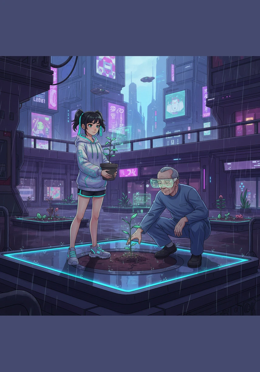 院子里的垂柳不知什么时候换上了新装，细长的枝条上缀满了米粒大小的嫩芽。这些嫩绿的小点在阳光下闪闪发光，仿佛是春天在枝头写下的第一行诗句。