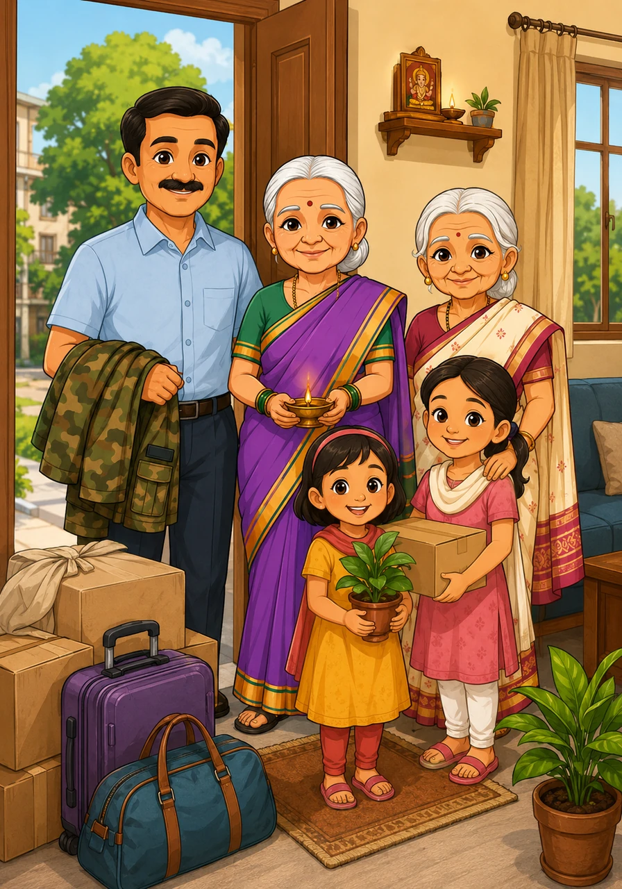 Life took a new turn when her husband retired from the army and joined the India Security Press in Nashik. Shashikala moved to the vibrant city with her husband and children, turning a new house into a sanctuary for her family.
