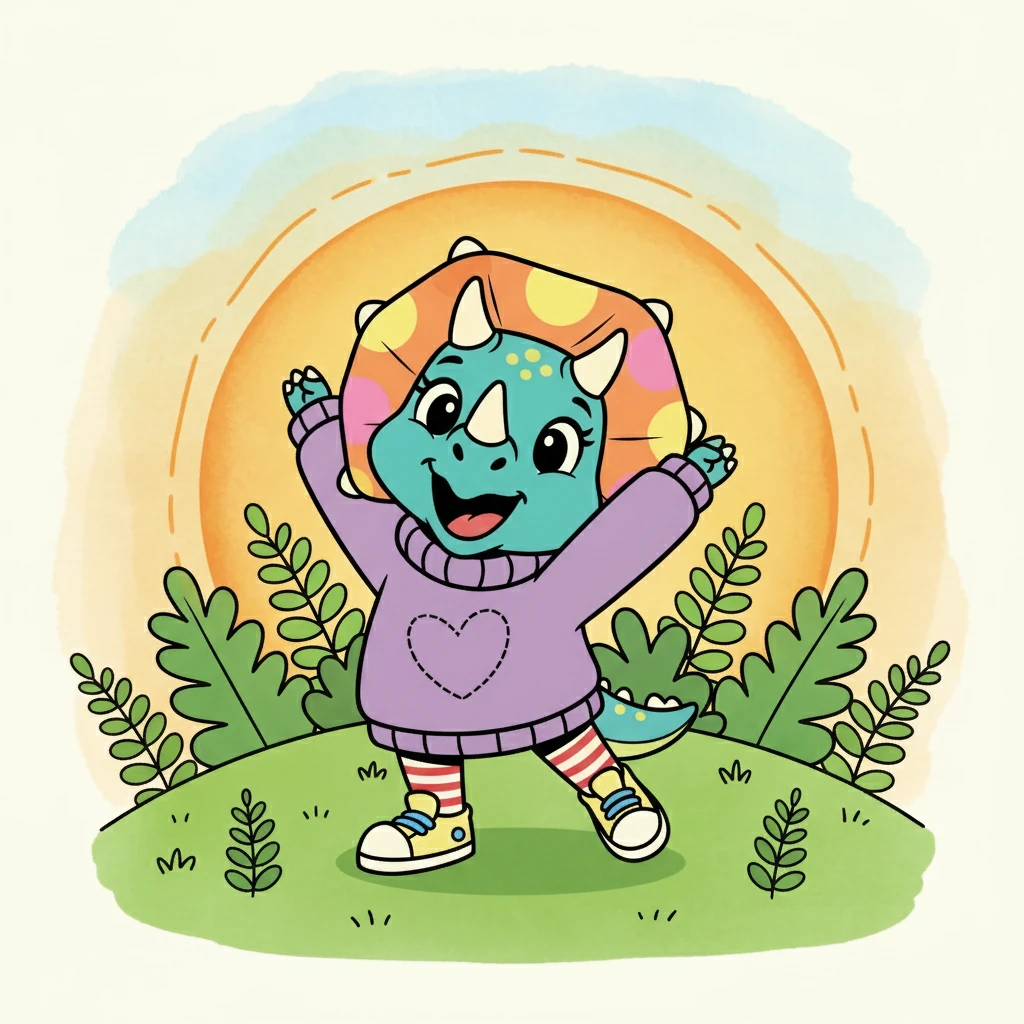 Trix the Triceratops Learns to Calm the Storm by Joel MacDonald