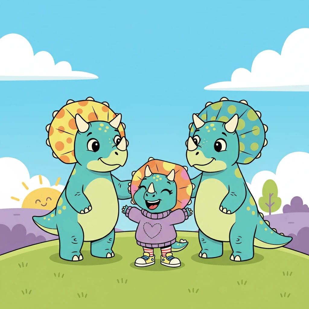 Trix, feeling much better, smiled at her parents. She remembered the calming breaths and the beauty of the world around her. She felt grateful for her family.