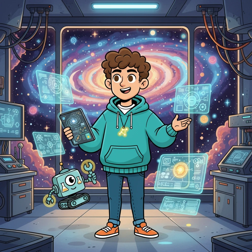 Соңында, Айдардың алдында күрделі мәселе тұрды - жаңа ғылыми жобаны құру. Ол барлық алған білімін жинап, керемет бір нәрсе ойлап тапты.