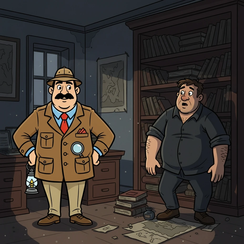 De pronto, escucharon un ruido sordo que rompió el silencio. Un hombre corpulento emergió de las sombras, su rostro reflejaba sorpresa y algo más. El Sargento García se preparó para el interrogatorio, sabiendo que la verdad estaba a punto de ser desvelada.