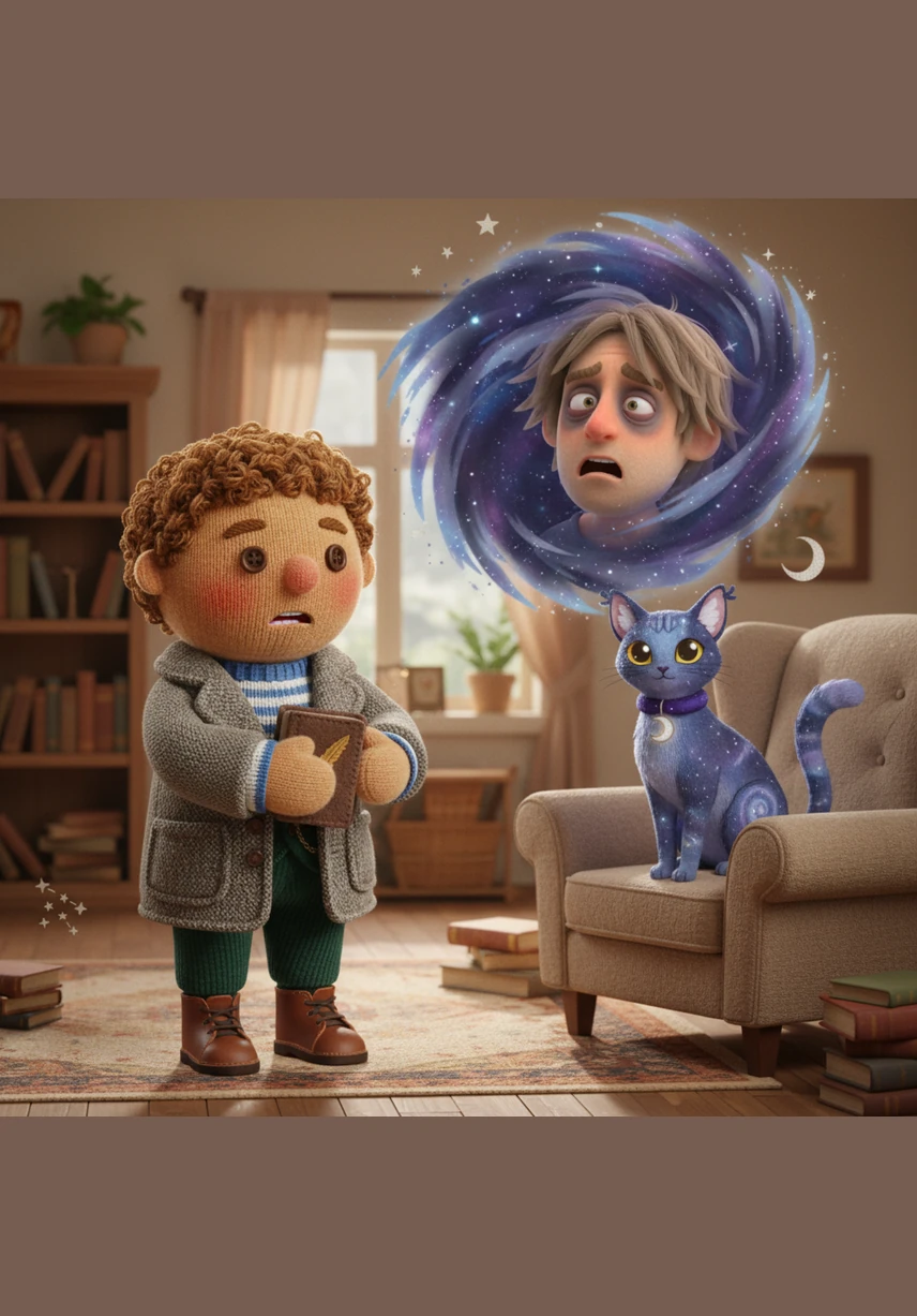 The day becomes a blur of impossible corrections; every mistake Arthur makes is instantly undone by a ripple in reality. Whether he drops his phone or misses a vital phone call, time simply resets itself, and Orion is always there, perched nearby and observing with a silent, judgmental gaze.