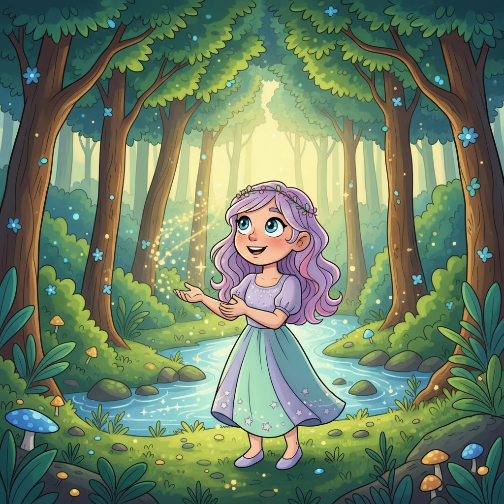 Molto tempo fa, il mondo era un luogo meraviglioso, con foreste lussureggianti e fiumi scintillanti. Eppure, mancava qualcosa di speciale, un tocco di pura magia che solo uno spirito dal cuore gentile poteva percepire.