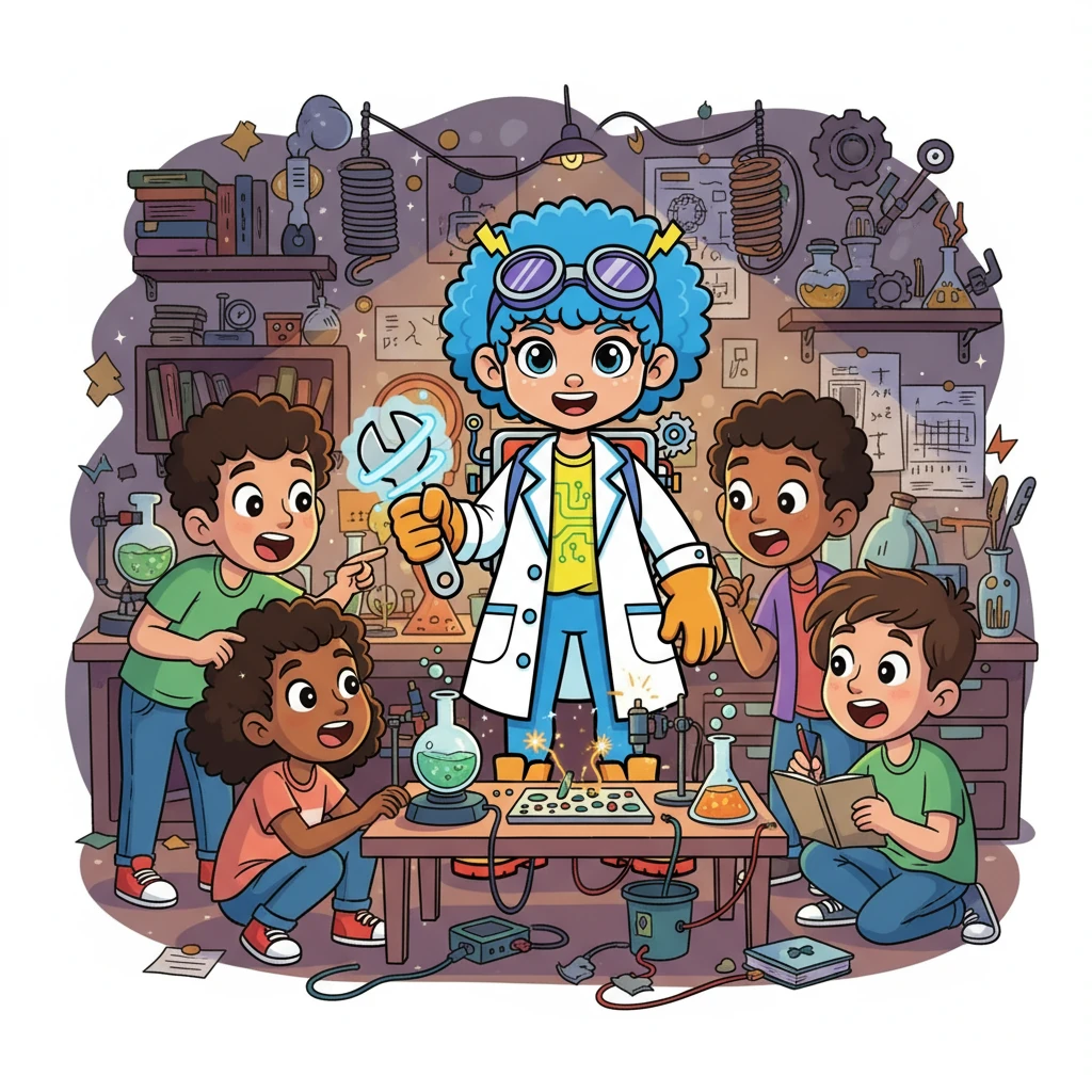 Finally, Electra shared her knowledge with her friends. They all gathered around, fascinated by her experiments. Electra knew that understanding electricity was an exciting journey, and she couldn't wait to explore more of its secrets.