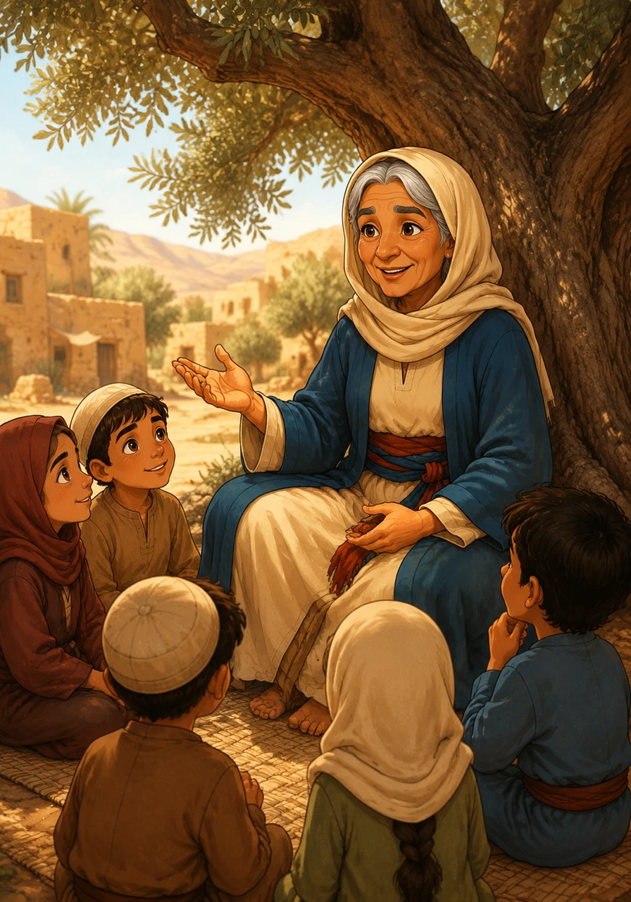 عاشت أسماء حياة طويلة مليئة بالعطاء والحكمة، تروي للأجيال قصة الهجرة وقيم الصدق. واليوم، يستلهم الأطفال من ذكائها أن العمل الصغير المخلص قد يصنع أثرًا كبيرًا، وأن الشجاعة الحقيقية تبدأ من القلب المؤمن.