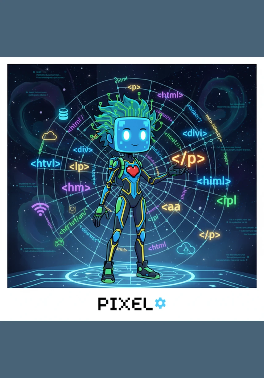 To capture the movement of a hand, Pixel carefully weaves a web of HTML elements that can feel the lightest touch. This foundation will be the bridge between the physical world and the digital realm, waiting for the first stroke.