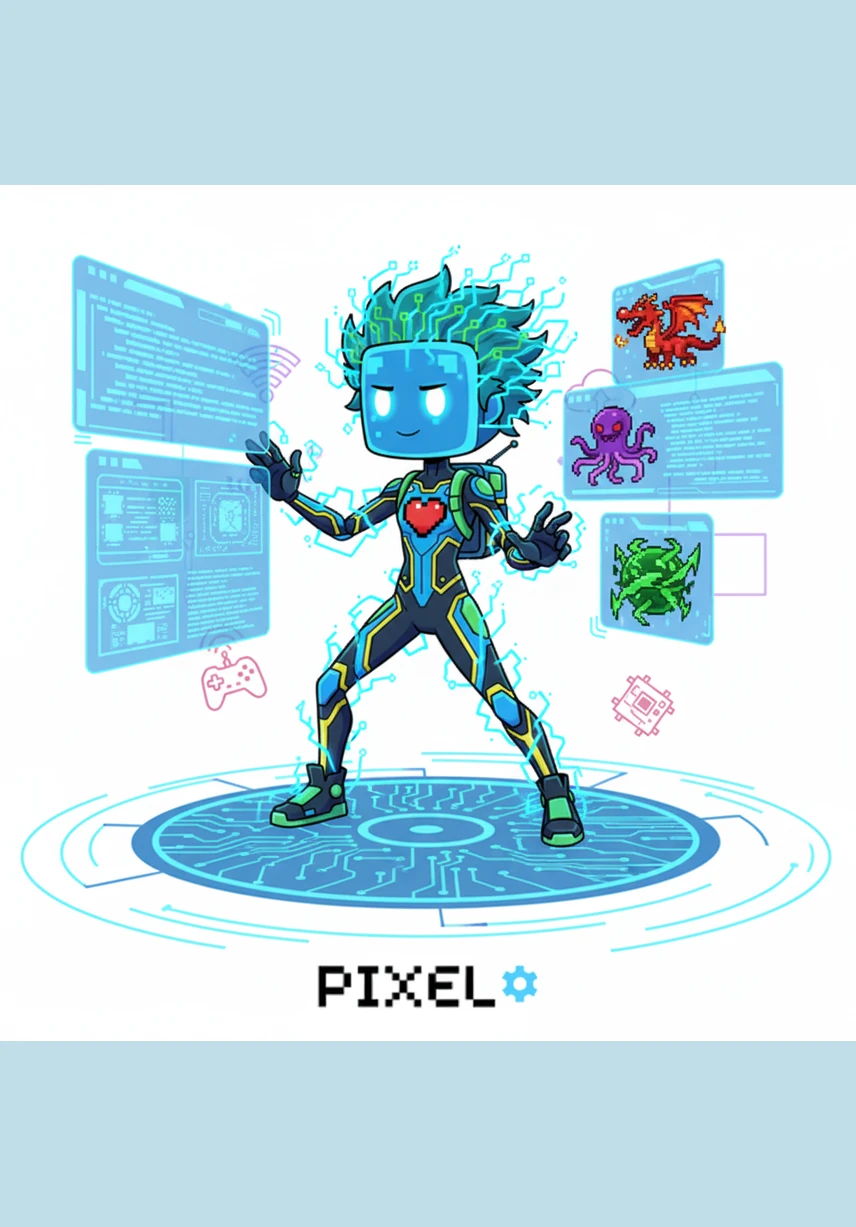 The final challenge is to turn the visual art into something the machines can easily understand and transport. Pixel focuses their energy on a transformation spell to convert the drawing into a compact Base64 string.