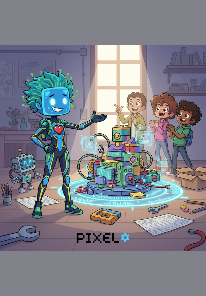 Pixel steps back and smiles as the signature component is finally complete and perfectly functional. The bridge between a simple touch and the complex world of code is now open for everyone to use in their own journeys.