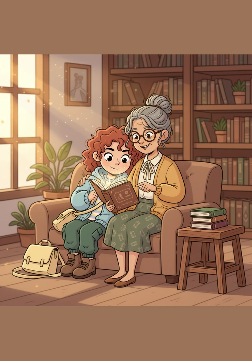 She watches a group of friends at a nearby table, their laughter and messy, imperfect sentences flowing like water. To Maya, their ease feels like a superpower she hasn't earned yet, leaving her trapped in a quiet corner of her own mind.