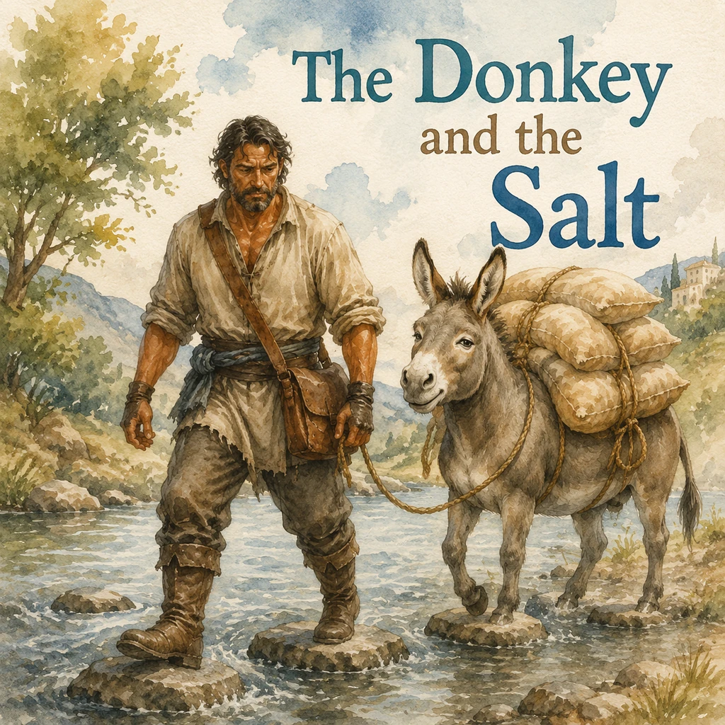 The Donkey and the Salt