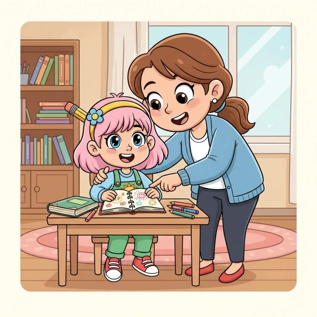 Mia mamma si chiama Sandra e ha 52 anni. Lei è molto gentile e mi abbraccia forte. Mi aiuta sempre con i compiti.