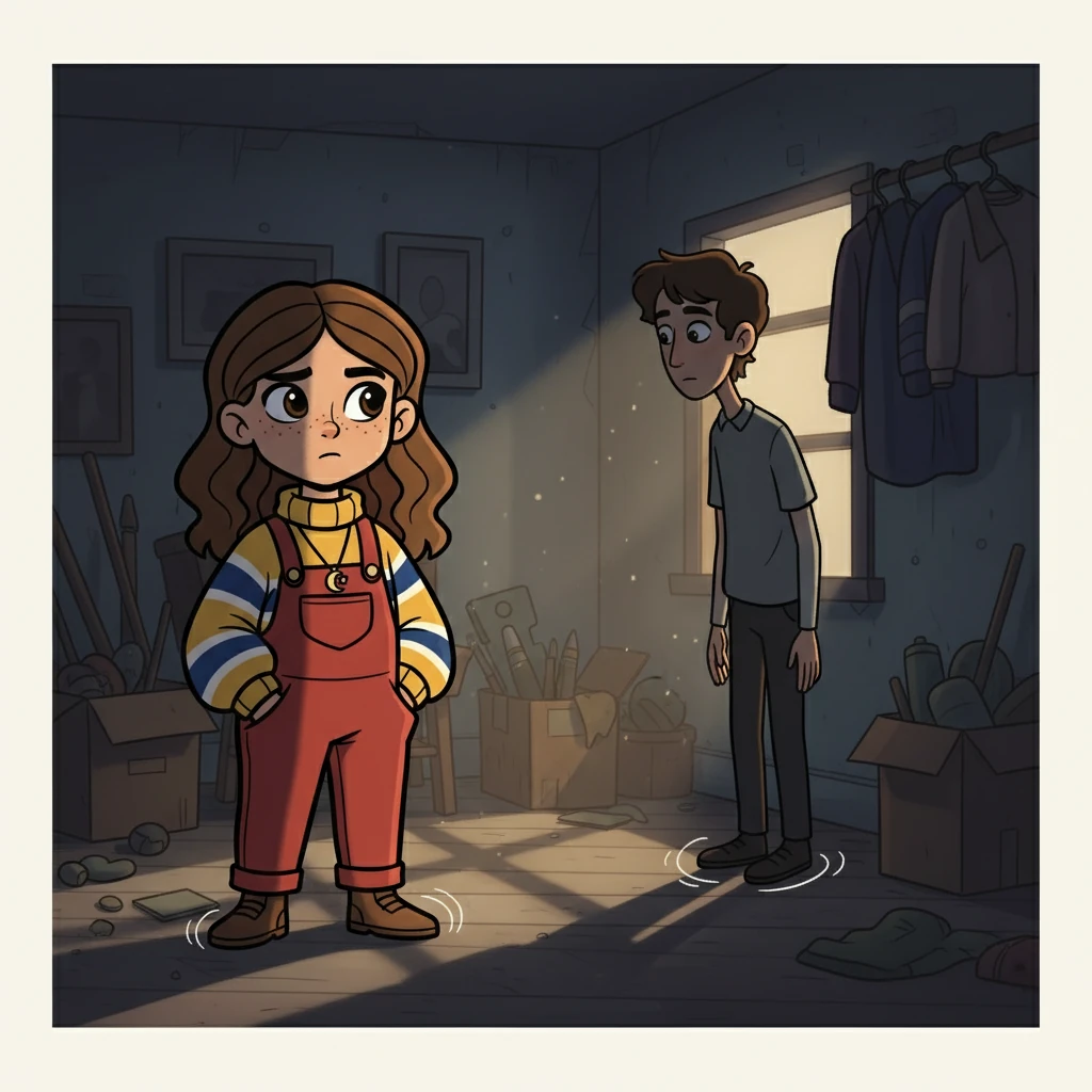 Desde la esquina, un sonido ligero rompió la quietud. Su hermano Pedro se irguió lentamente, su figura delineada a medias por la escasa luz que se filtraba. Clara sintió un escalofrío al anticipar lo que estaba por venir.