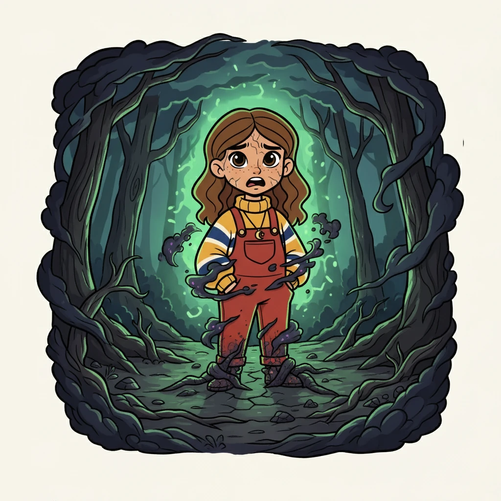 Clara observaba, atrapada en su propio temor, incapaz de moverse, como si estuviera petrificada. La transformación era inminente, un cambio que le helaba la sangre en las venas. La impotencia la ahogaba.