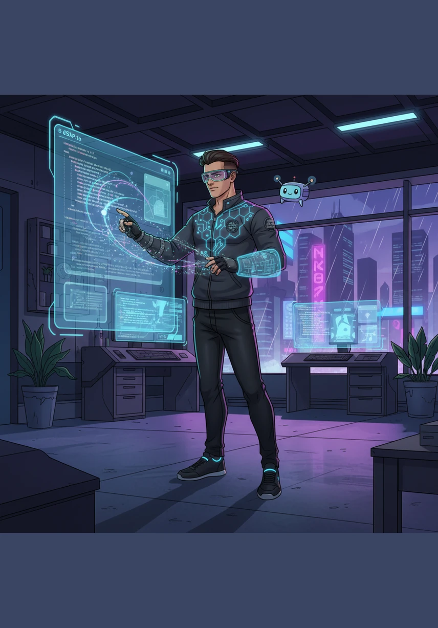 Arjun implements GSAP animations, making every scroll feel like a fluid glide through a high-end digital gallery. Elements transition with surgical precision and smooth scroll-trigger effects, creating a premium feel that captures the attention instantly.