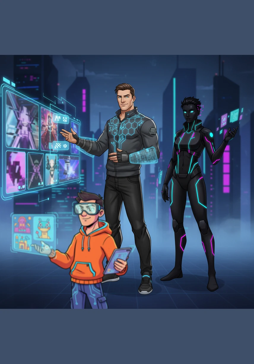 The project showcase is transformed into a horizontal scrolling gallery with stunning image parallax effects. As the viewer hovers over each project, magnetic forces pull the GitHub and Live Demo links toward their cursor, inviting deeper exploration.