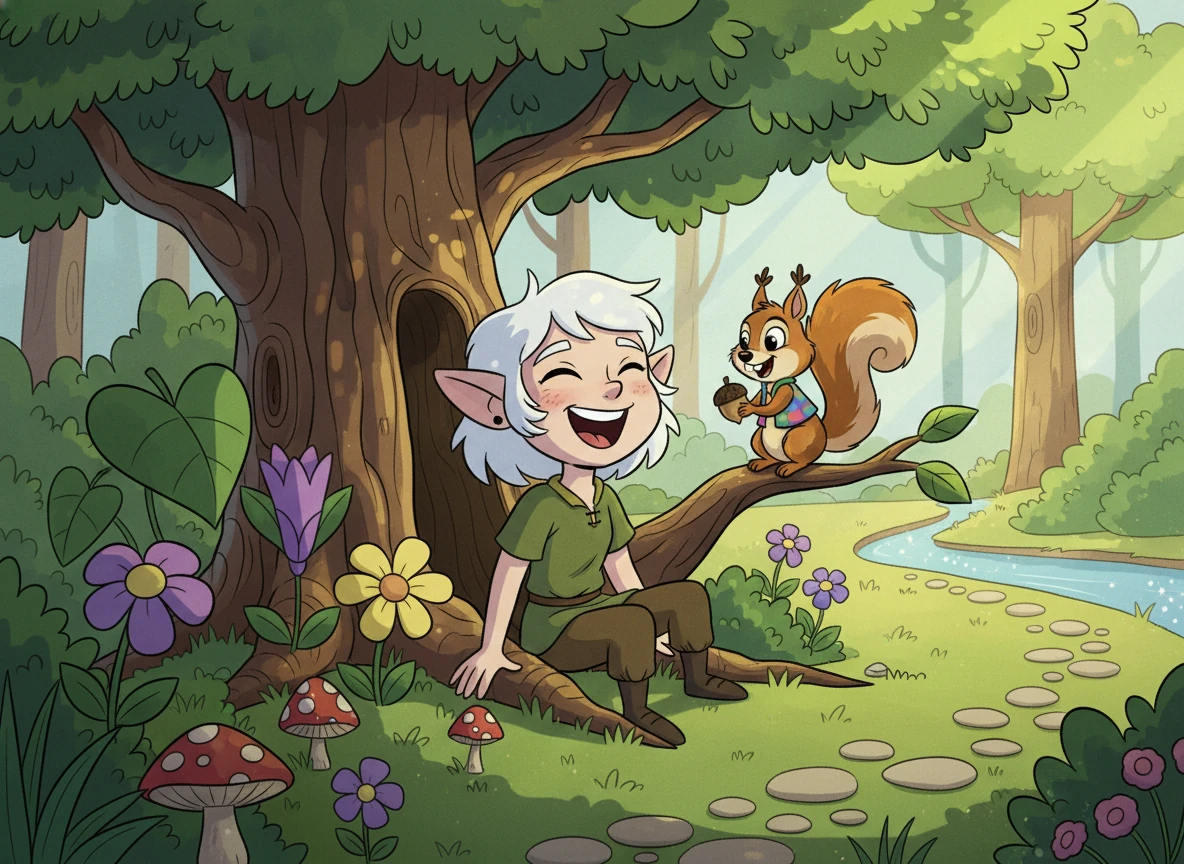 Amora aprendeu que a amizade e a bondade são os tesouros mais valiosos. Ela e o esquilo continuaram a viver na floresta, compartilhando muitas aventuras e aprendendo sobre a beleza da natureza juntos. A floresta se tornou um lugar ainda mais especial com a amizade deles.