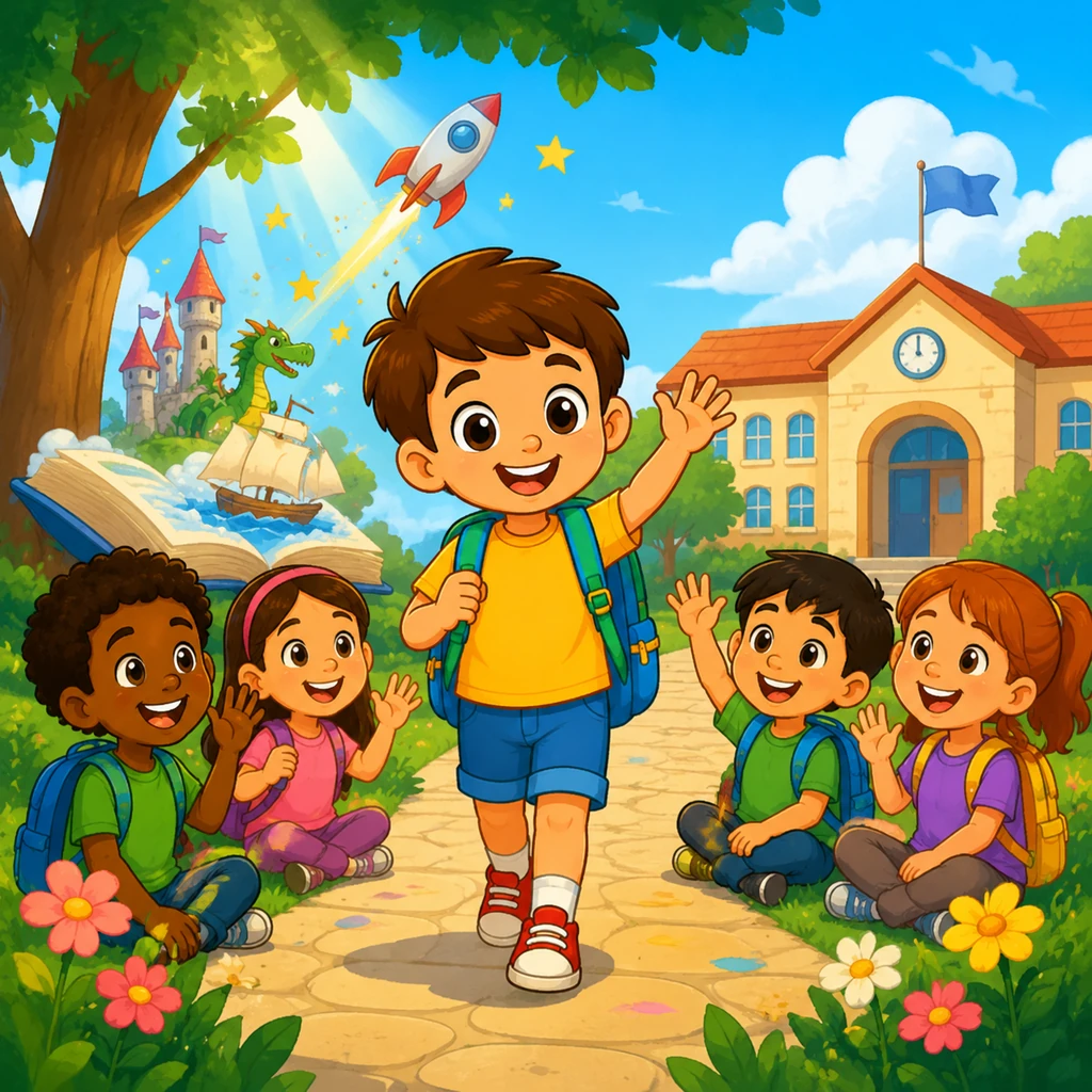 Leo’s Friendly Morning - Friendship stories