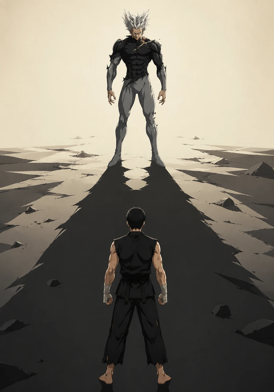 Word of the unstoppable hunter spreads across the martial arts world, reaching a young challenger known as the Son Hunter. Beneath Garou's imposing shadow, the young warrior feels the crushing weight of his opponent's terrifying aura.