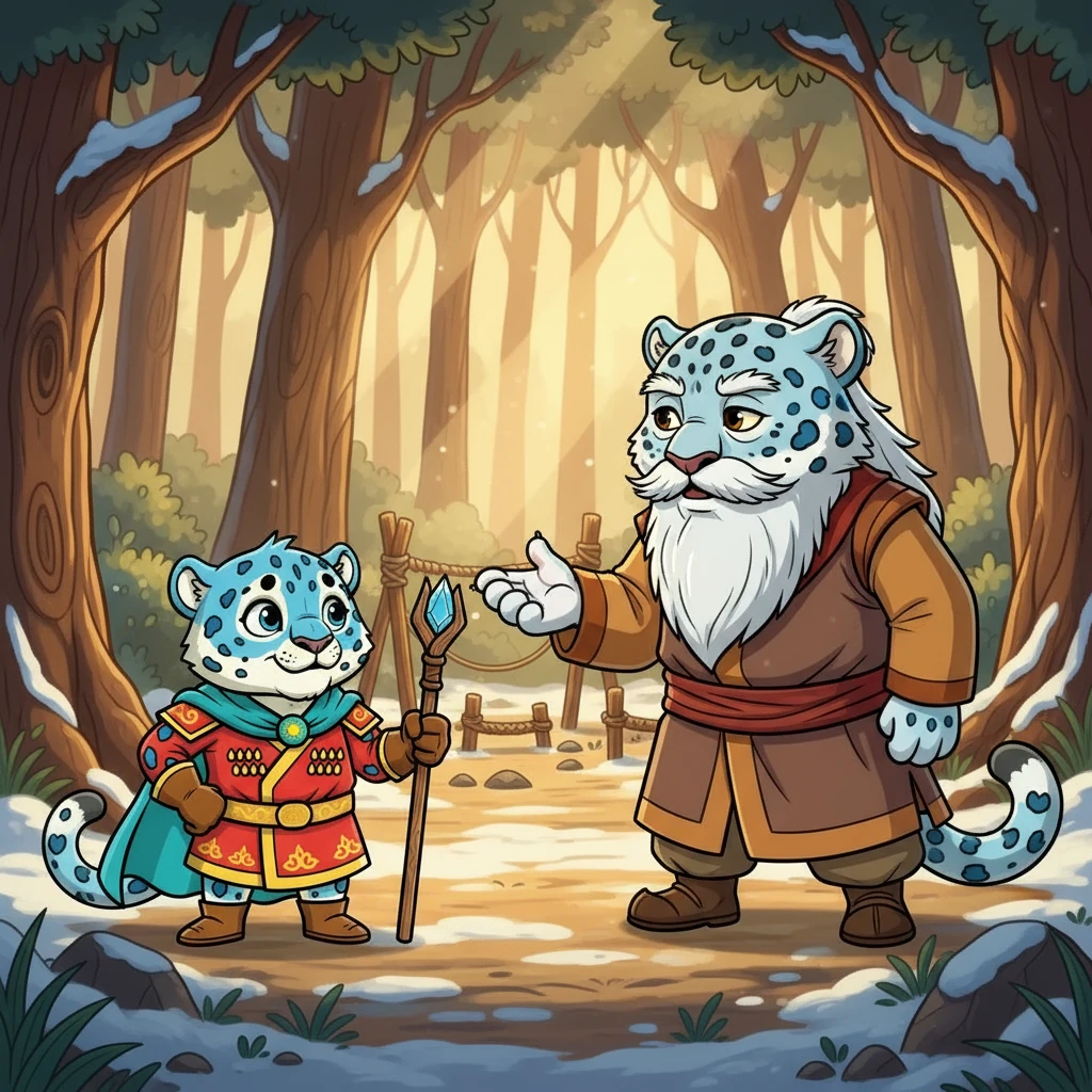 Барыстың атасы оған ақыл айтты: «Балам, бұл сайыста жеңіске жету оңай емес. Күшті болу керек, бірақ ептілік одан да маңызды. Осыны ұмытпа!». Барыс атасының сөзін тыңдап, жаттығуды бастады.