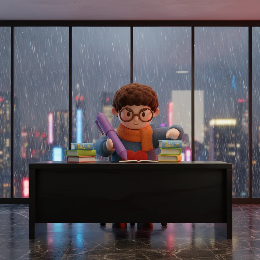 Rain lashed against the panoramic windows of John's penthouse office, casting flickering neon reflections from the city below onto the polished marble floor. He sat at a sleek, obsidian desk, his face a mask of cold intellect as he dissected a complex financial report, the air thick with the scent of aged whiskey and unspoken power. His gaze, sharp and unyielding, promised swift consequences for any misstep in the criminal empire he commanded.