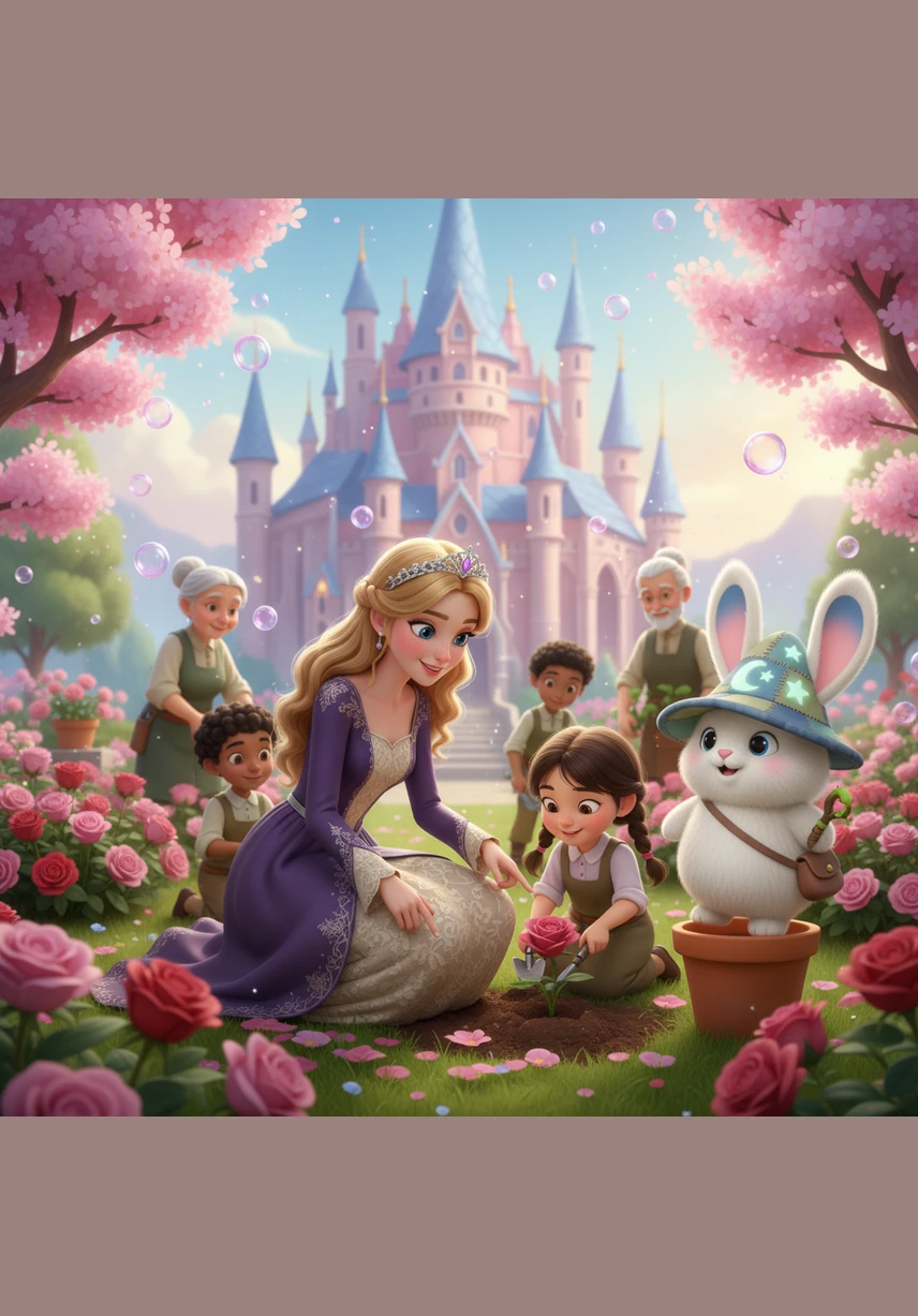 Lila spends her days helping everyone she meets, from sharing her toys with the village children to helping the royal gardeners plant new roses. She believes that a true princess is defined by the kindness in her heart. Everyone in the castle admires her gentle spirit and her willingness to lend a helping hand.