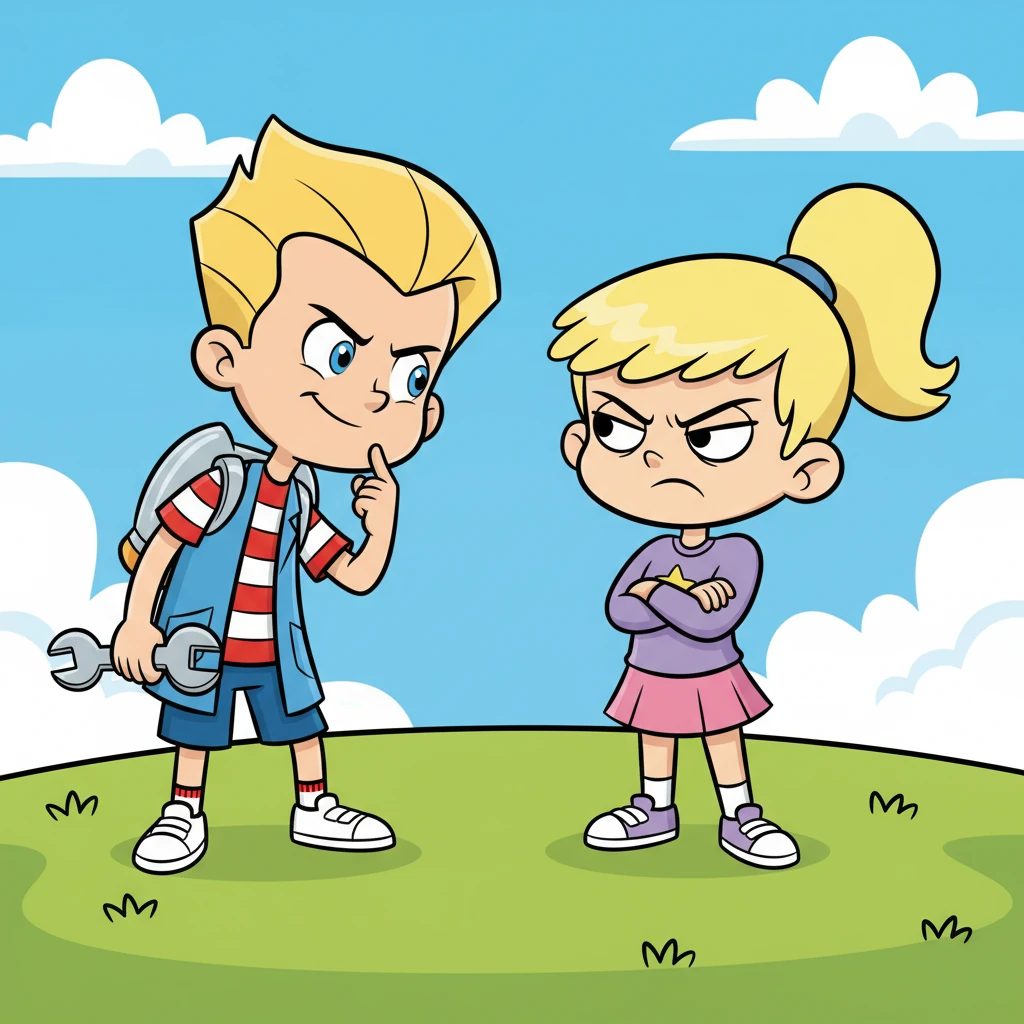 Jimmy, still smiling but with a hint of exasperation, leans in slightly, raising an eyebrow. He taps his chin thoughtfully, reminding Cindy about the 'foundations of courtship' with a dramatic flair, trying to appeal to her intellectual side.