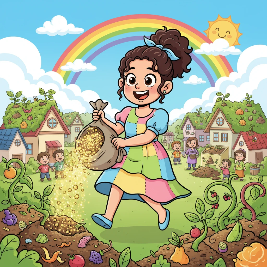 Lina dan Rahasia Ampas Makanan - Educational stories