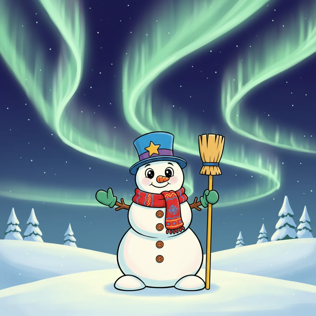 One magical night, the sky above Аққала erupted in a breathtaking display of the Northern Lights. Swirling ribbons of green, pink, and blue danced across the heavens, painting the snowy landscape with vibrant, ever-changing hues. Аққала stood mesmerized, bathed in the celestial glow, a silent guardian under nature's grand spectacle.