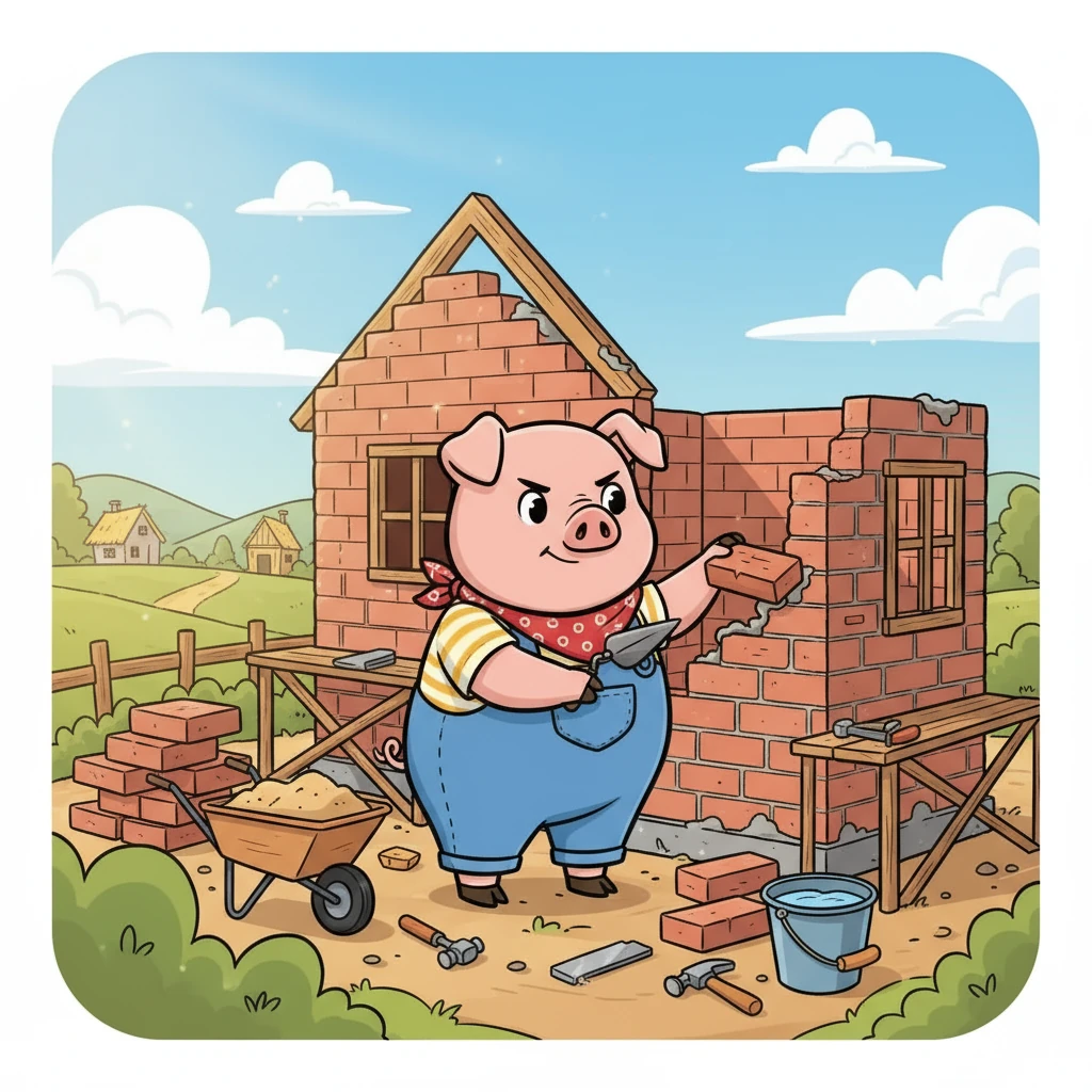 I Tre Porcellini e il Lupo Affamato - fairy-tale