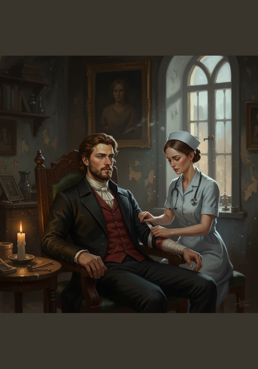 That evening, Victor pulled out his old leather-bound journal to record the day's events. He wrote about the irony of being a human trapped in a vampire's reputation, his pen scratching rhythmically against the paper. The ink felt permanent and real, just like the life he was trying so hard to claim.