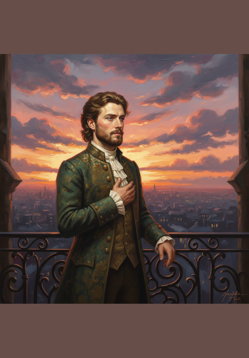 As the sun began to set, Victor stood on his balcony, watching the sky turn shades of pink and orange. He realized that it didn't matter if the world saw him as a human or a lingering ghost. He felt the steady beat in his chest and the cool evening breeze, finally at peace with his secret, mortal life.