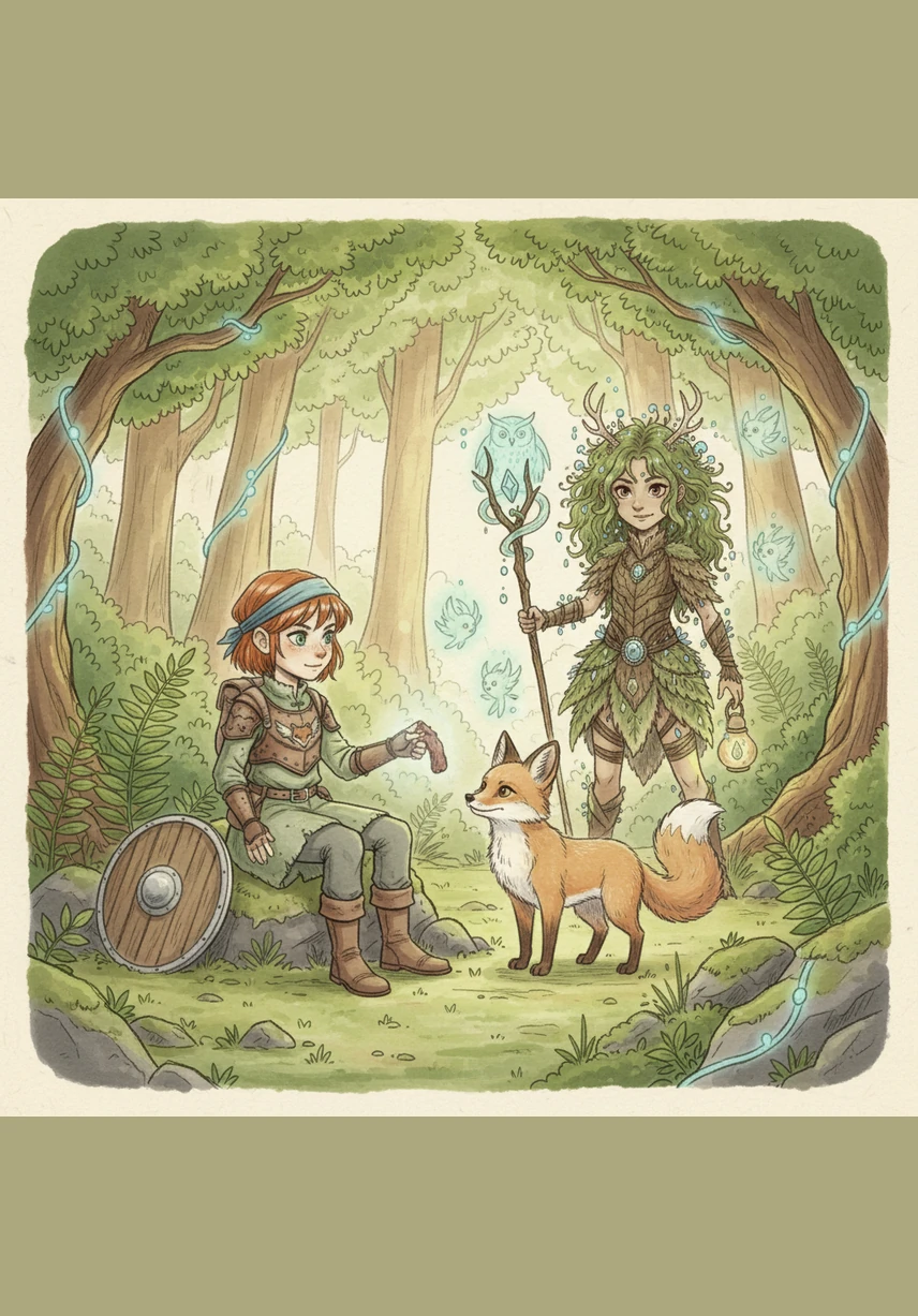 在生机勃勃的翠绿森林里，住着一个名叫莉莉的小女孩，她每天最快乐的事情就是和林间的飞鸟与小鹿一起玩耍，倾听大自然的呼吸。