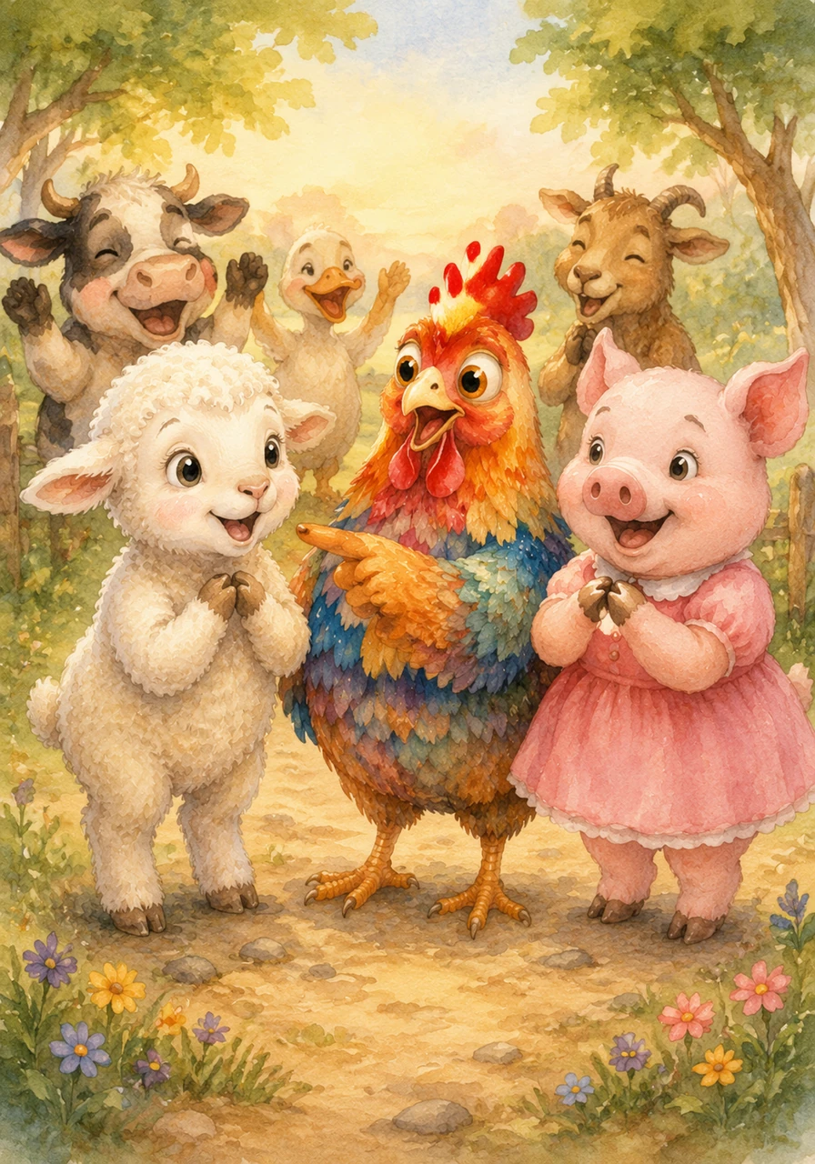 Carlos gently pointed to Pearl and Kevin, showing Libby that her friends had been right there with her throughout the entire journey. Everyone cheered and laughed, realizing that their adventure together had created a bond that would last forever.