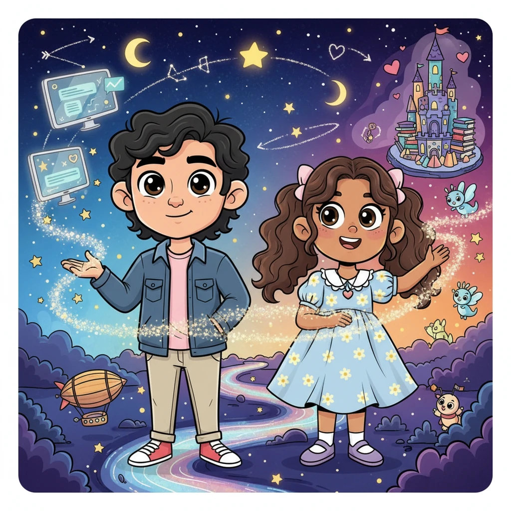 Stardust & Screen Glow: Aarush and Pranjali's Love Story - love