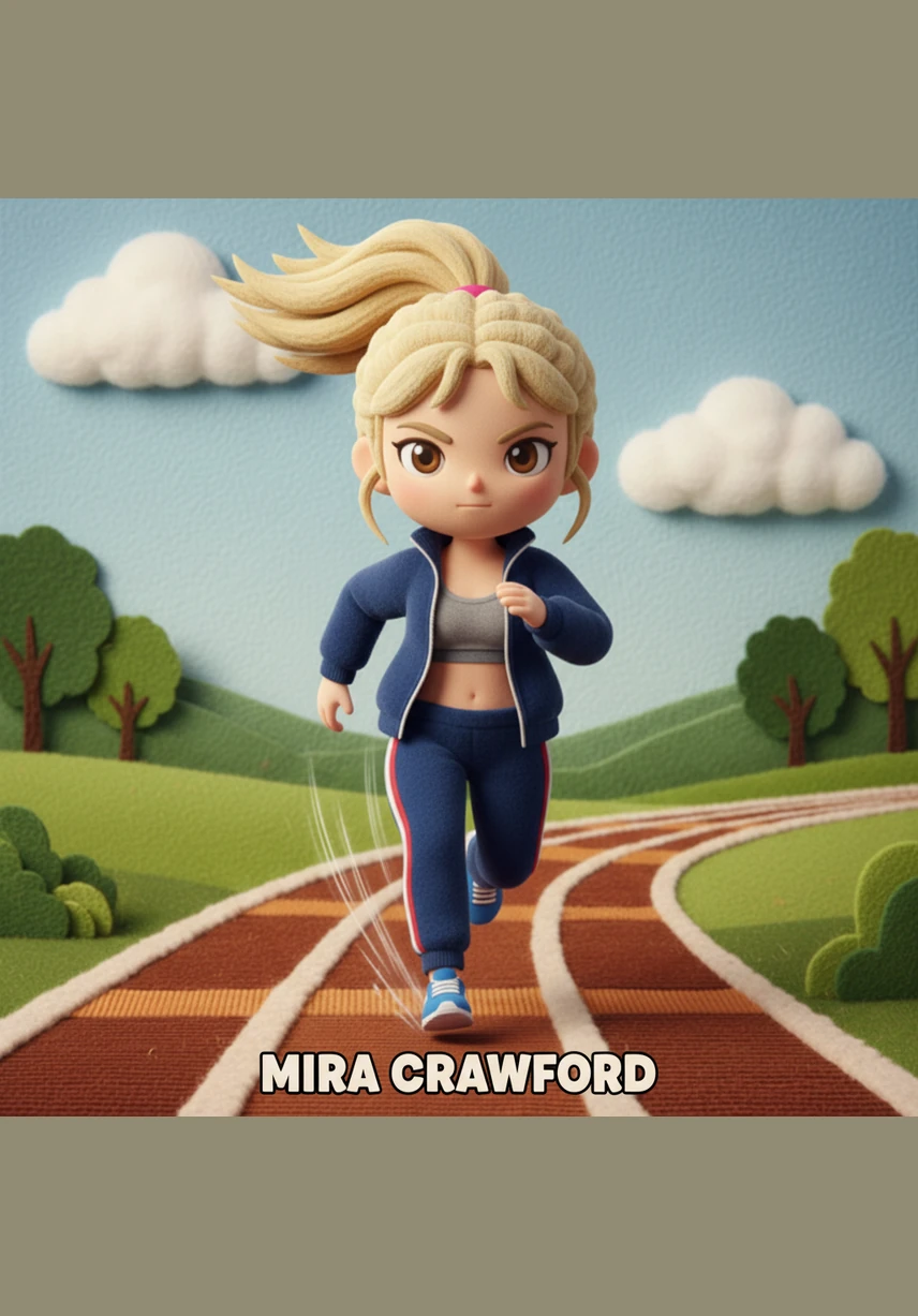 １５歳になったミラは、沖縄で開催される琉球空手大会の予選会場へと全力で走っていました。道着に着替え、ハンバーガーを頬張りながら焦る彼女の姿には、かつての弱々しさは微塵もなく、自由で活発な少女へと成長していました。