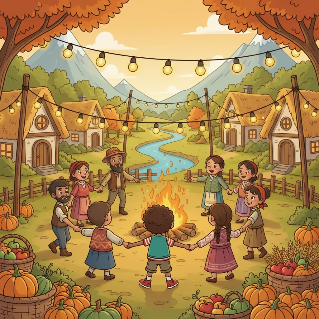 In a hidden valley, Rowan discovered a village of friendly villagers, nestled amongst rolling green hills. She helped the villagers celebrate their harvest festival, learning about their culture and traditions. The villagers welcomed her with open arms, and she spent many happy days with them.