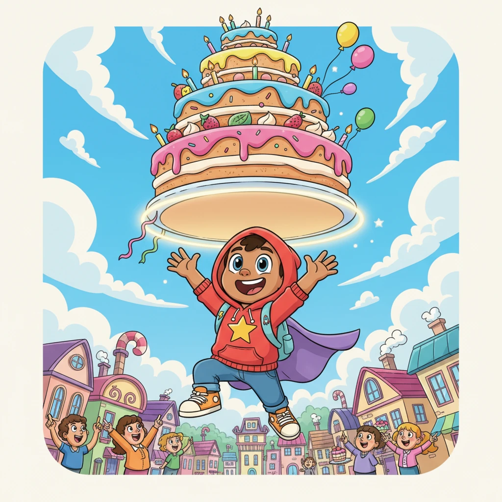 Pip Squeakerton and the Floating Cake
