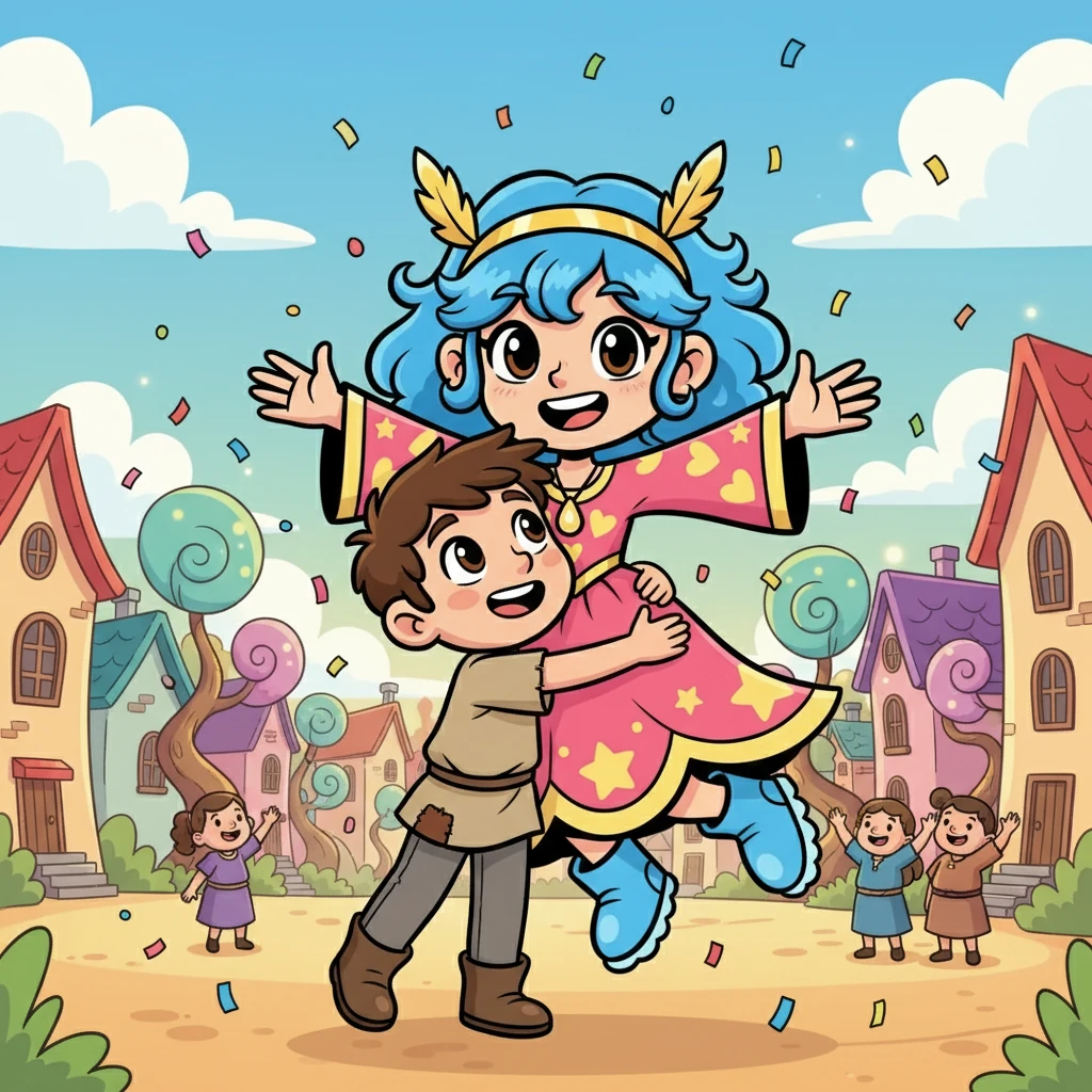 De volta a Alvorada Nova, Alcione foi recebida com alegria, tendo cumprido sua missão. Sua renúncia não foi em vão, pois sua presença mudou a vida de Carlos, inspirando-o a um caminho de humildade e aprendizado.