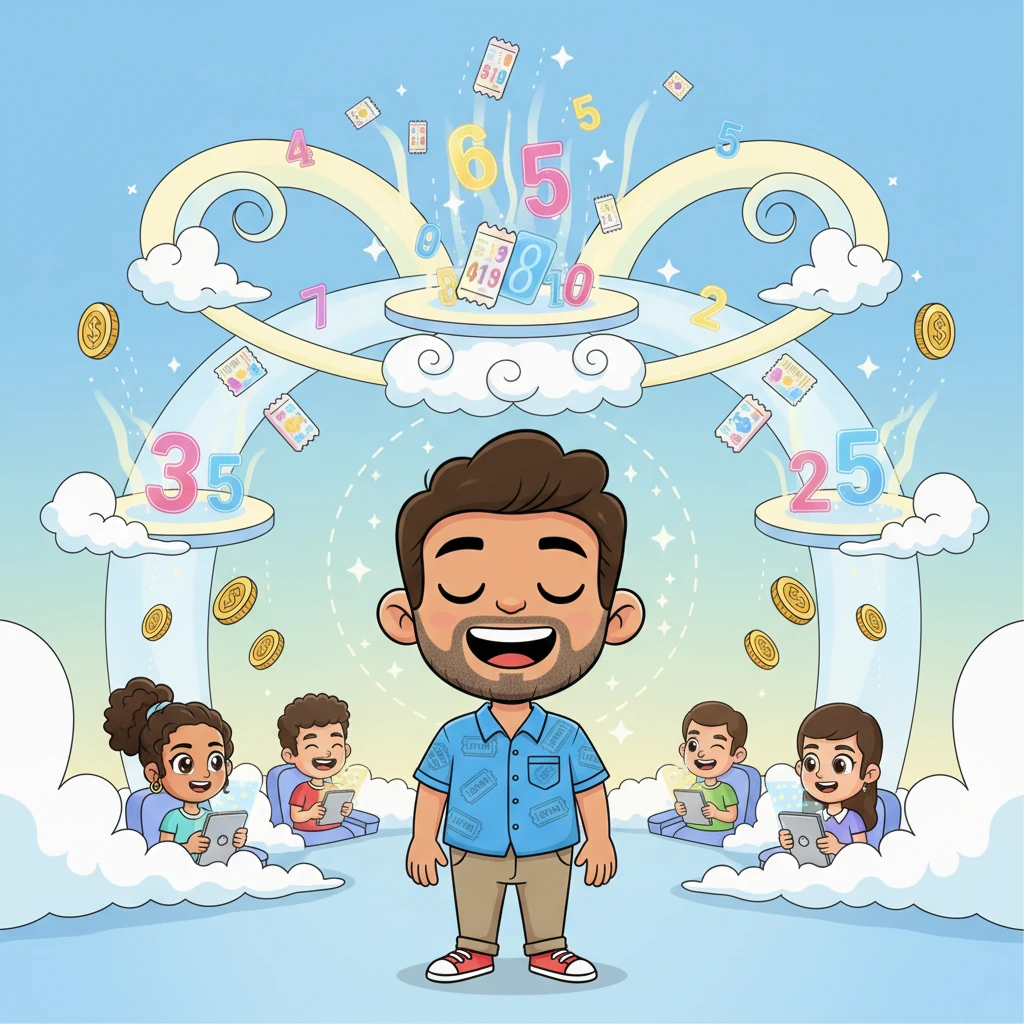 Cerró los ojos e imaginó una administración de loterías mágica, no de ladrillo y mortero, sino en el aire, en el mundo digital. Podía ver números flotantes, boletos virtuales y gente feliz comprando desde sus casas. Era una visión llena de color, diversión y alegría sin límites.