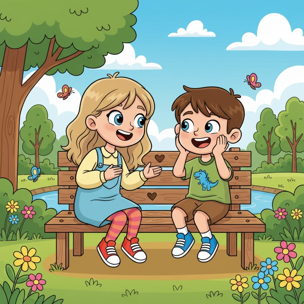 Days turned into a week of delightful adventures and shared secrets. Steffanie and Hunter spent hours talking on a park bench, their animated gestures and huge grins showing how much they enjoyed each other's company. Their bond felt easy and joyful, a perfect match.