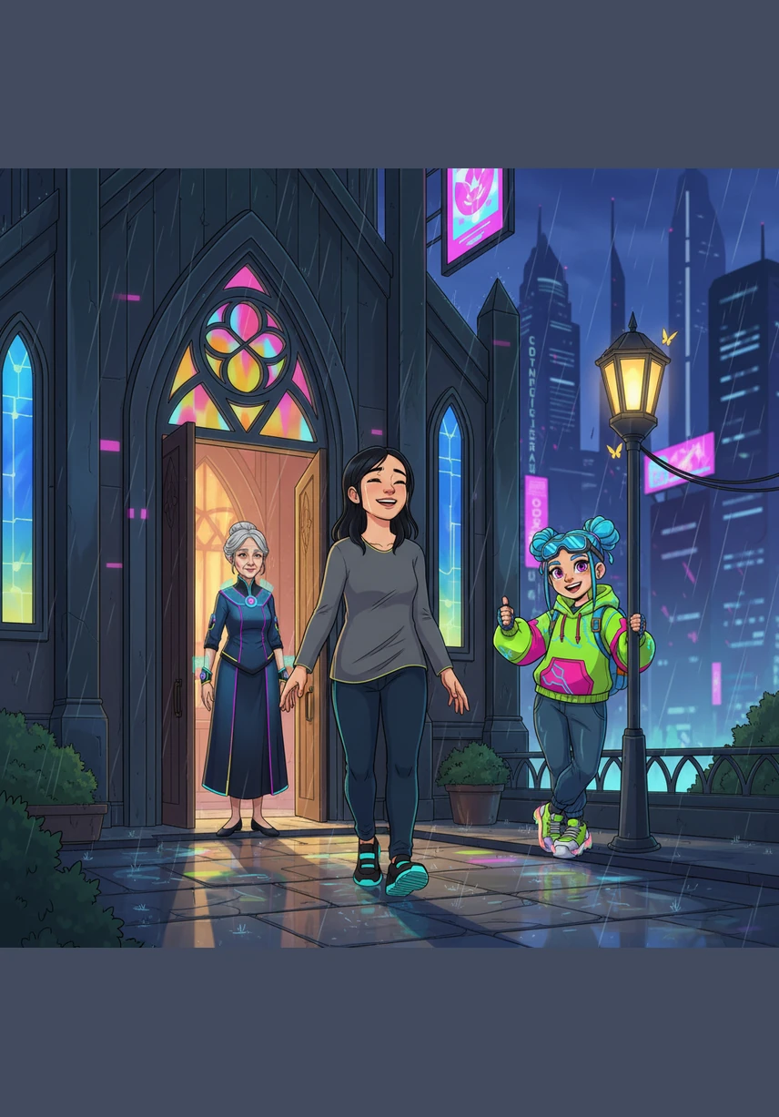 Dengan napas yang terasa lebih ringan, Maya melangkah meninggalkan pelataran gereja dengan senyum yang kembali terukir di wajahnya. Ia kini mengerti bahwa ketika satu pintu masih tertutup di matanya, Tuhan sebenarnya sudah membukakan jalan lain yang jauh lebih baik.